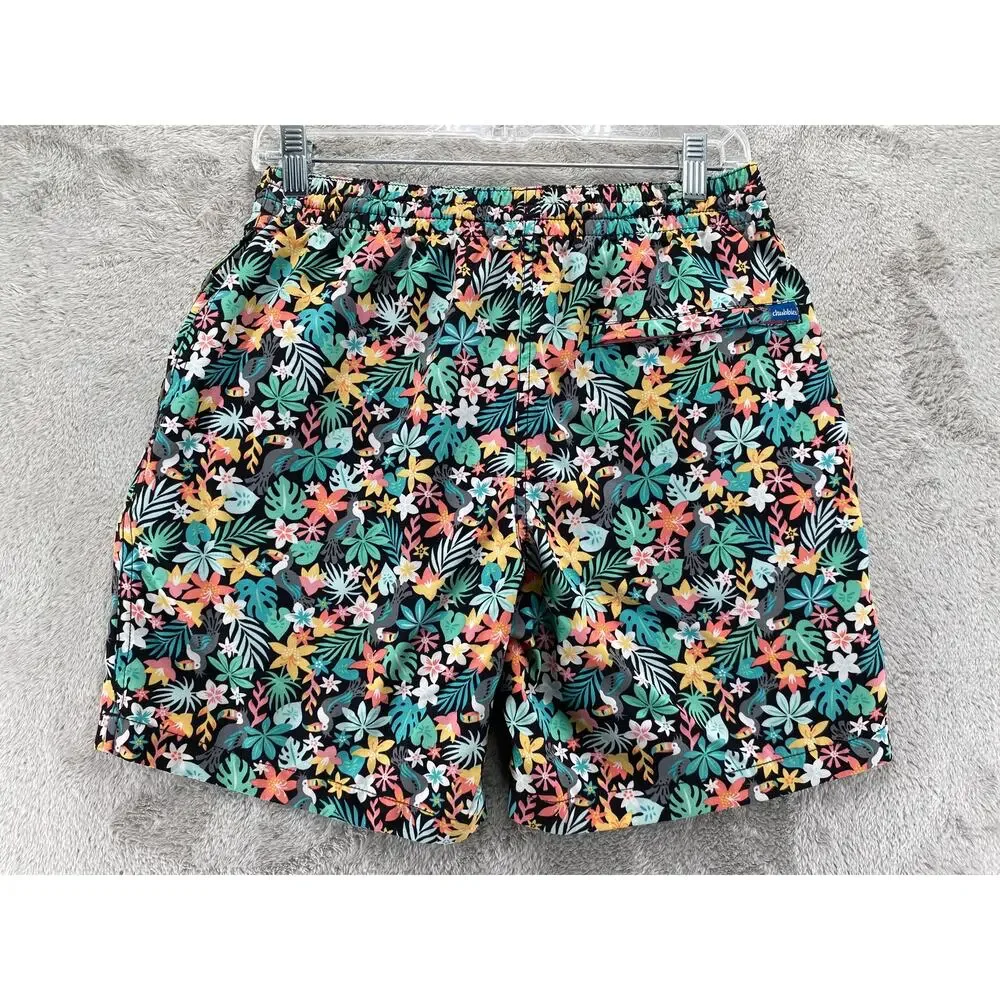 Chubbies Tropical Toucan Swim Trunks Men's Medium 7